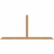 Ekena Millwork Portland Timber Gable Bracket, Western Red Cedar, 84"W x 38"H x 1 1/2"D x 3 1/2"F, 11/12 Pitch GBW084X38X0204POR00SWR - alternate 1